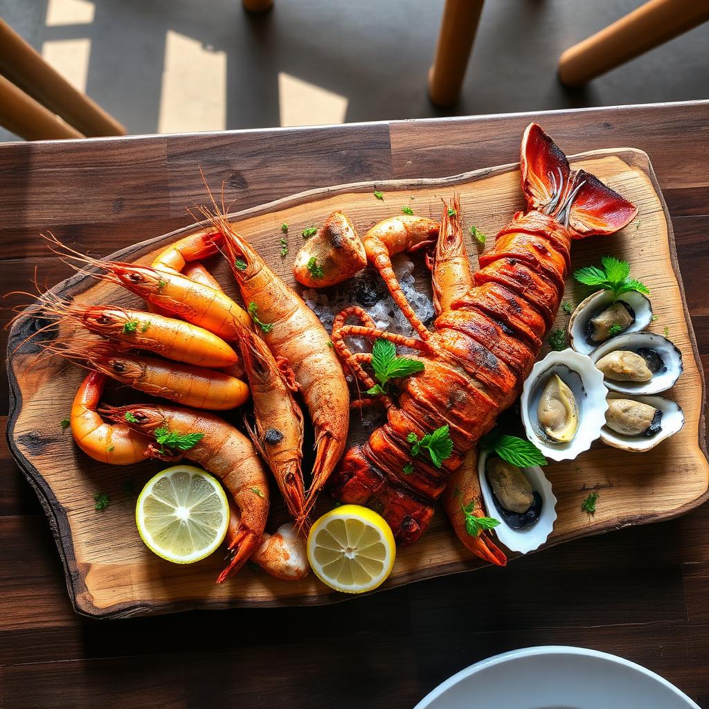 Fresh seafood platter